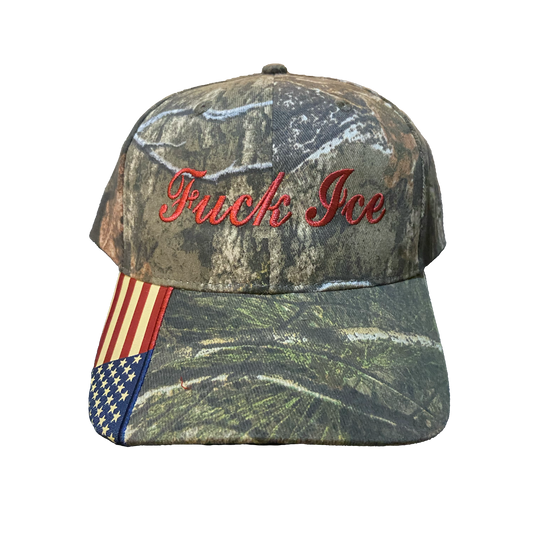 "FUCK ICE" REALTREE X HIGHSIDE HAT